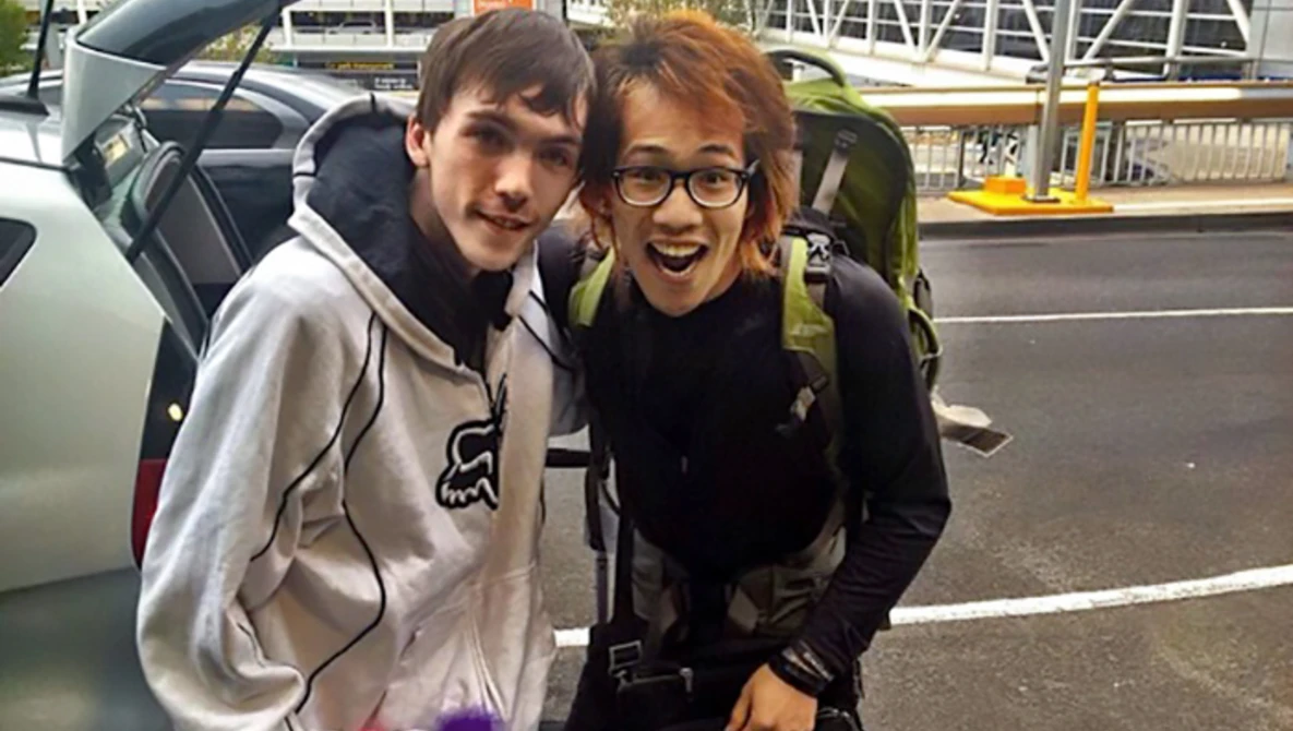 Watch VonWong in a box -  to surprise his #1 fan for his 21st birthday on YouTube.