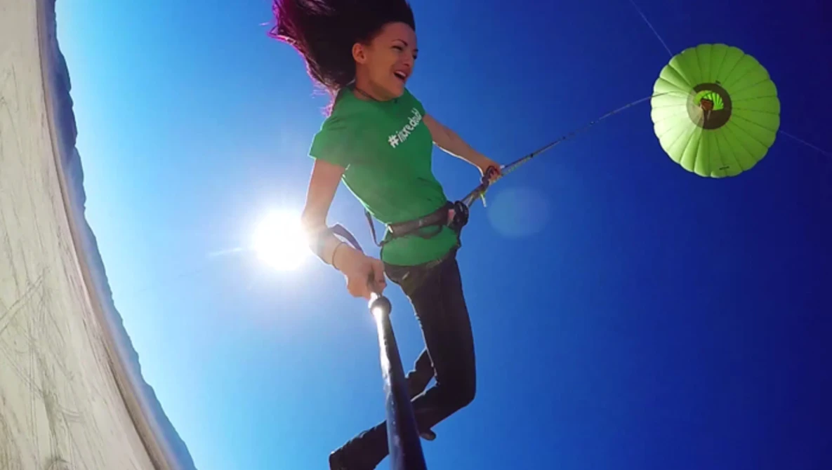 Watch Epic Hot Air Balloon Rope Swing in 4K | DEVINSUPERTRAMP on YouTube.