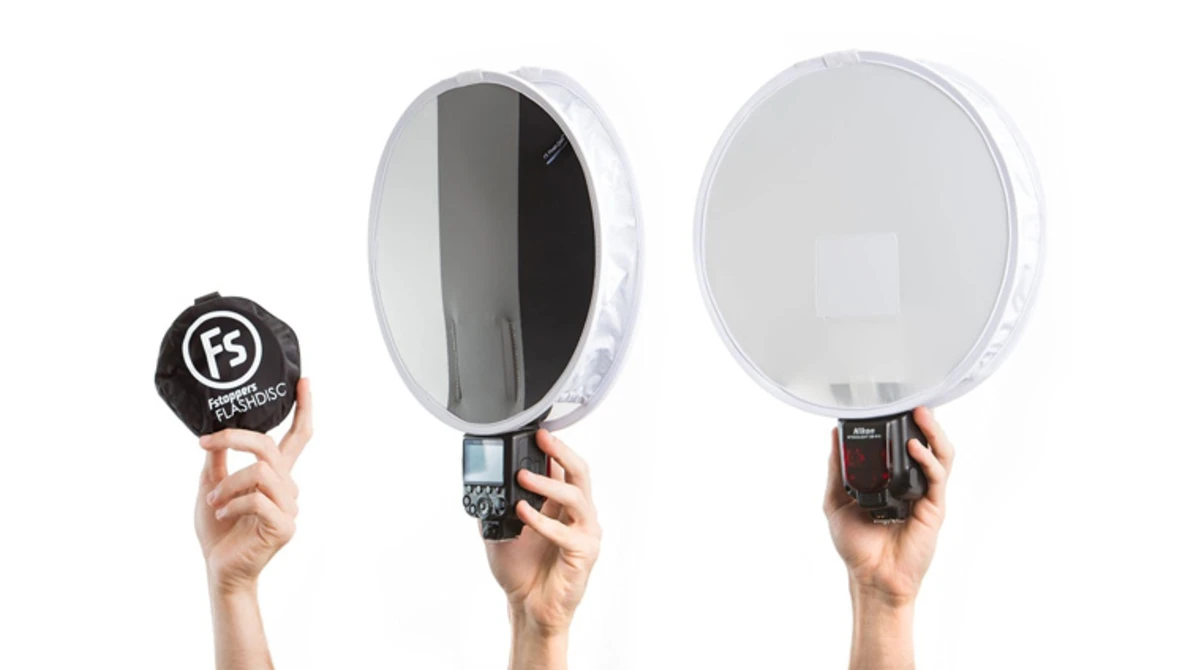 Watch Fstoppers FlashDisc Portable Speedlight Softbox Promo on YouTube.