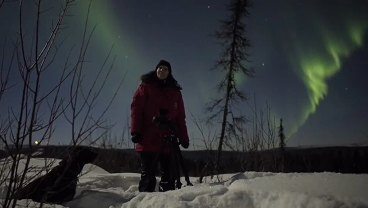 Watch The World's Very First REAL-TIME Northern Lights Captured in 4K Ultra High Definition on YouTube.