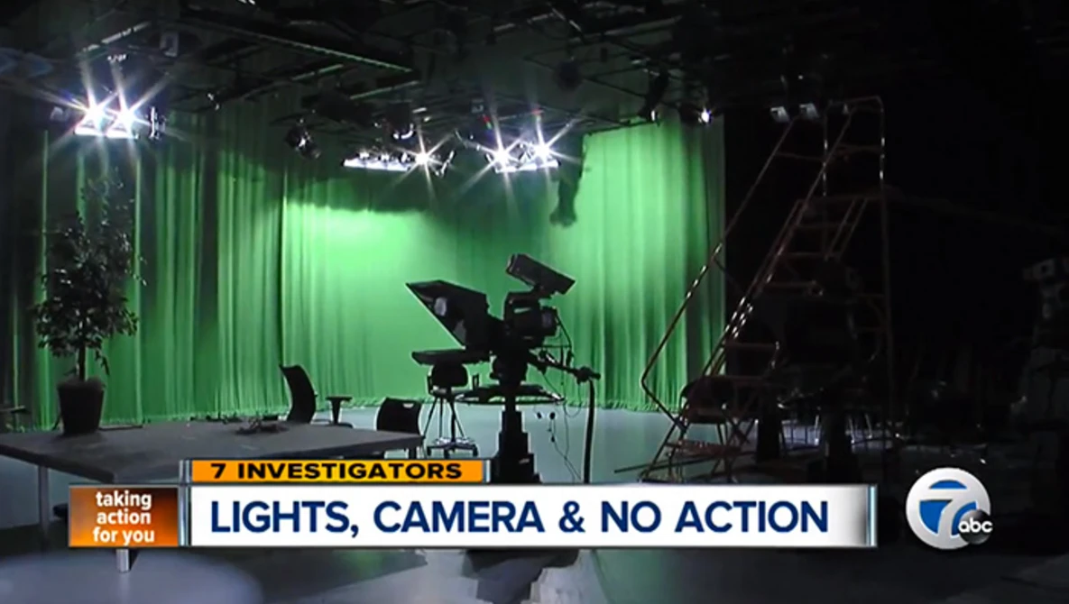Watch Detroit Public School's unused $33 million television studios on YouTube.