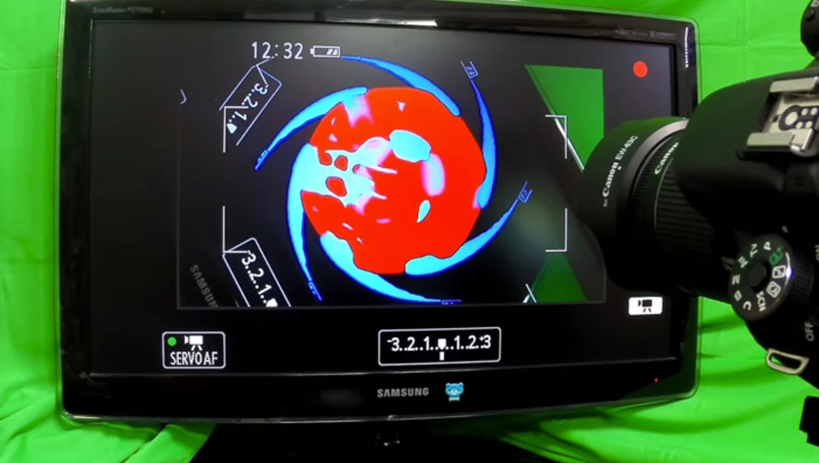 Watch The amazing thing that happens when you take a monitor with a camera. on YouTube.