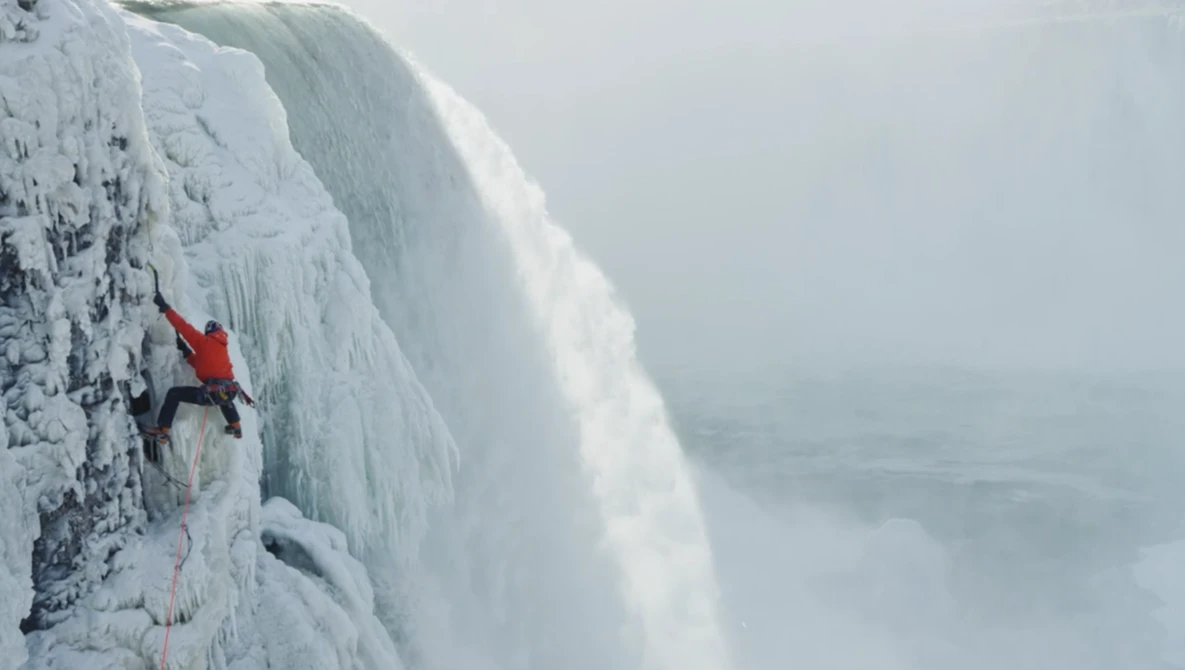 Watch Ice Climbing Frozen Niagara Falls - Will Gadd's First Ascent on YouTube.