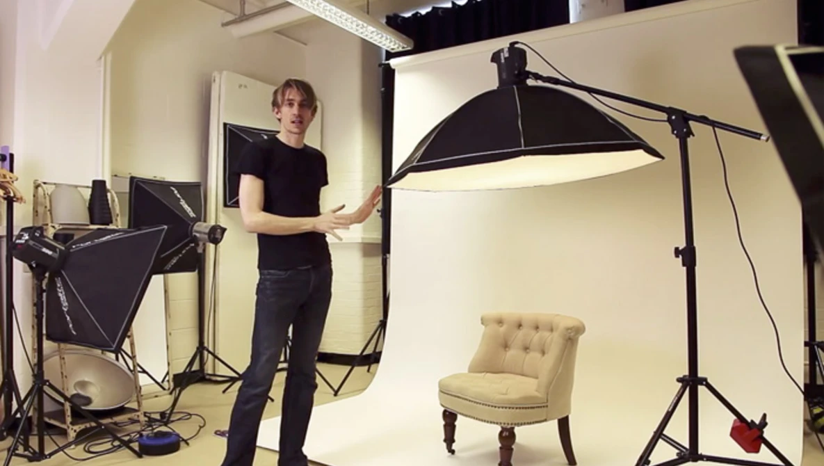 Watch How to Photograph Big Products (part one) on YouTube.