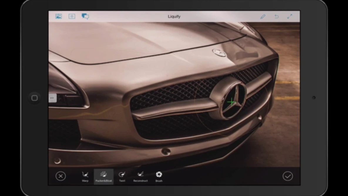 Watch Sneak Peek of an Early Prototype of Mobile Retouching | Adobe Photoshop on YouTube.