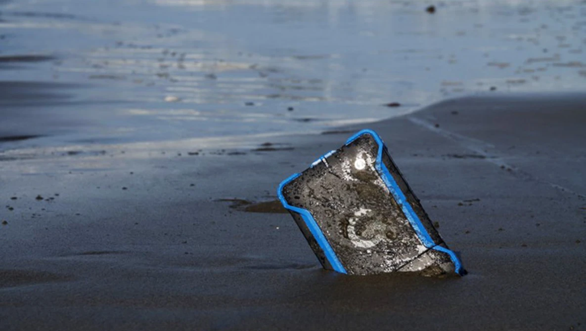 Watch This Hard Drive Survived Being Thrown into the Ocean on YouTube.
