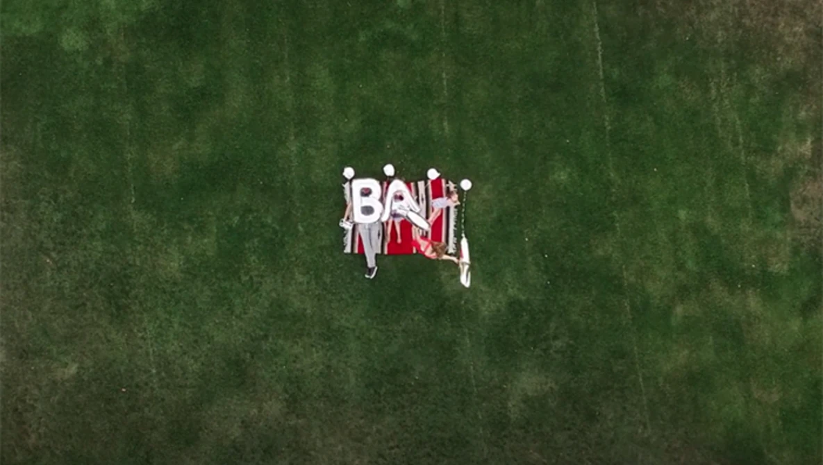 Watch Baby Announcement with the Help of a Drone! on Vimeo.