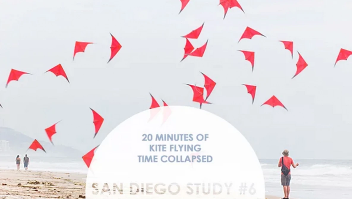 Watch 20 Minutes of Kite Flying Time Collapsed: San Diego Study #6 on Vimeo.