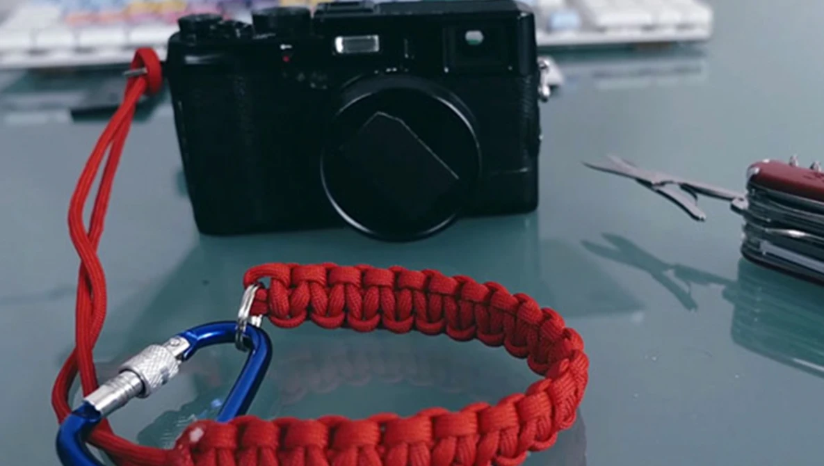 Watch 1 OH 1! How to make a camera wriststrap? on YouTube.