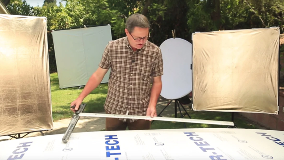 Watch Make Your Own Reflector DIY Tutorial on YouTube.