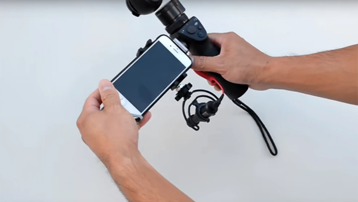 Watch DJI Osmo with Joby Phone Clamp and RODE VideoMicro on YouTube.