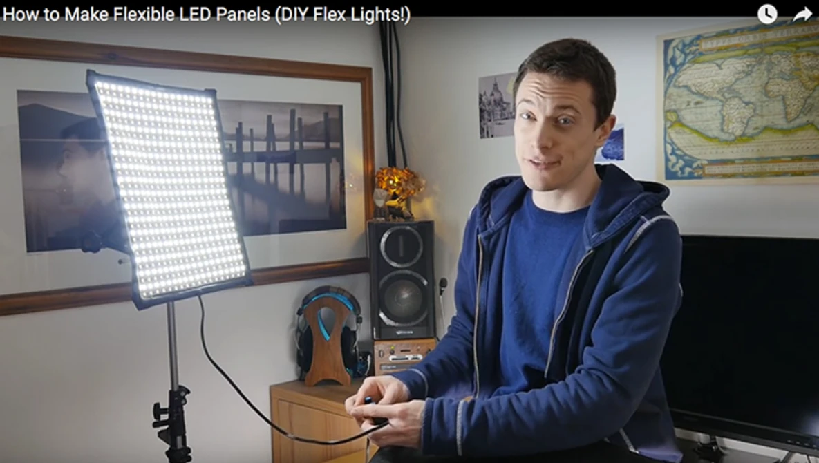 Watch How to Make Flexible LED Panels (DIY Flex Lights!) on YouTube.