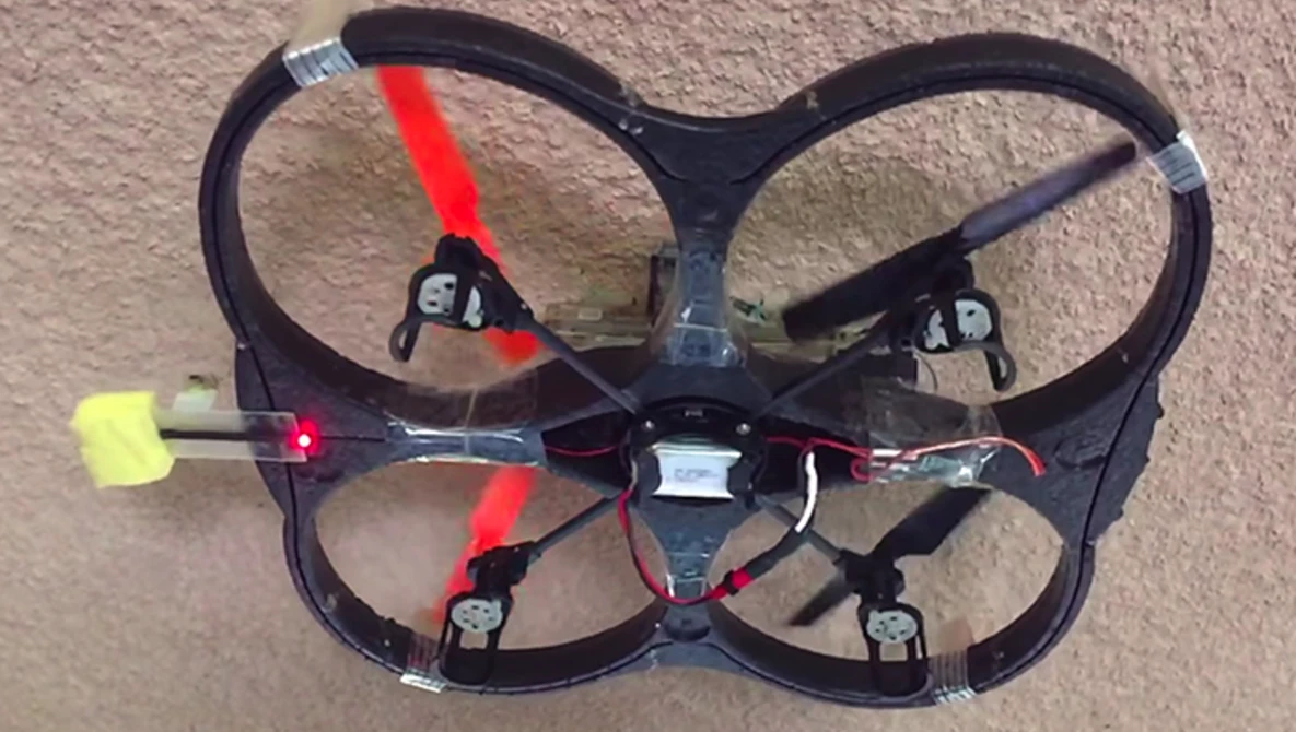 Watch Quadcopter Outdoor Perching with Opposed Micro-spines on YouTube.