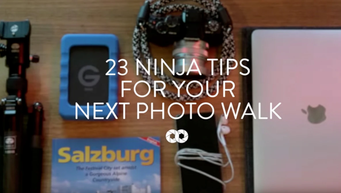Watch 23 ninja tips for your next photo walk on YouTube.