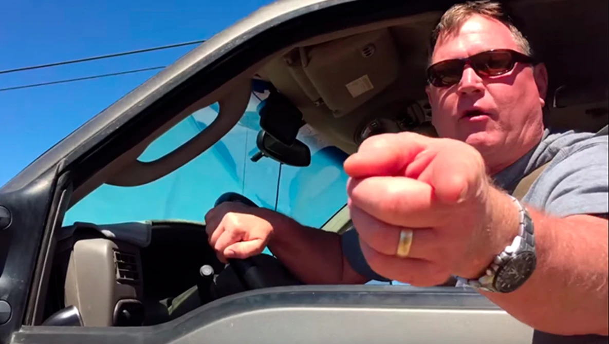 Watch Photographer nearly gets ran over by redneck on YouTube.