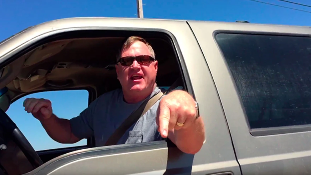 Watch Photographer nearly gets ran over by redneck on YouTube.