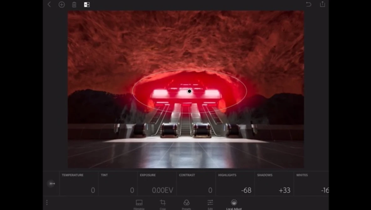 Watch Complete Shooting and Raw Processing Workflow with Adobe Lightroom Mobile on YouTube.