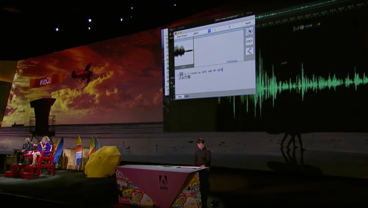 Watch #VoCo. Adobe Audio Manipulator Sneak Peak with Jordan Peele | Adobe Creative Cloud on YouTube.