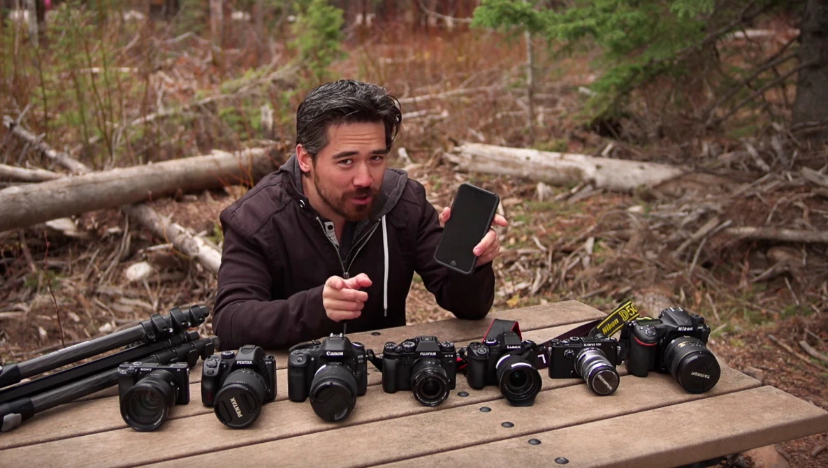 Watch The Great JPEG Shootout! (Canon, Nikon, Sony, Fuji, iPhone, Pentax, Olympus, Panasonic) on YouTube.
