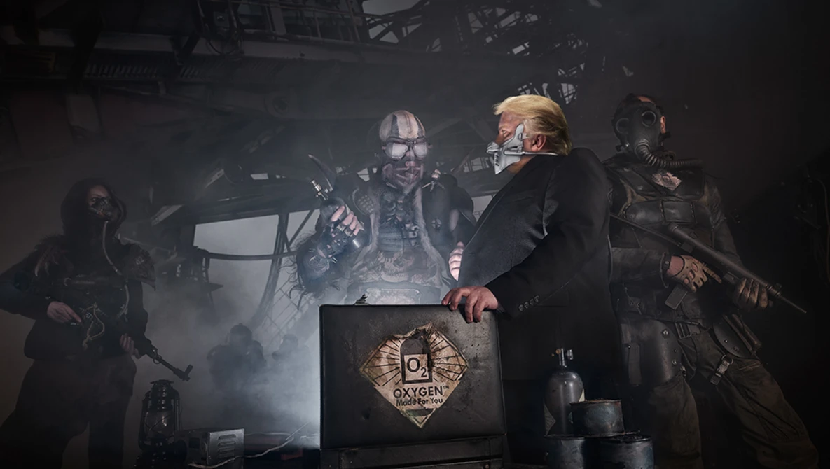 Watch How to create a complex post-apocalyptic photoshoot - Mad Max meets Trump's America on YouTube.