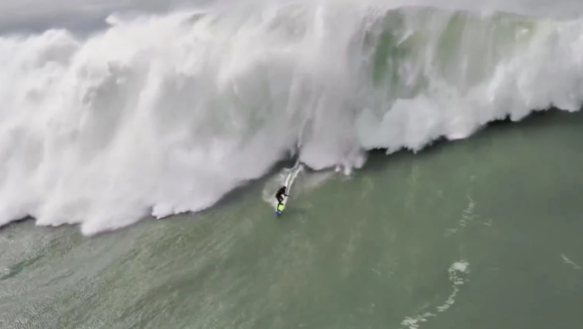 Watch Pedro Scooby at Nazaré - Ride & aftermath - 2017 Billabong Ride of the Year Entry - WSL Big Wave on YouTube.