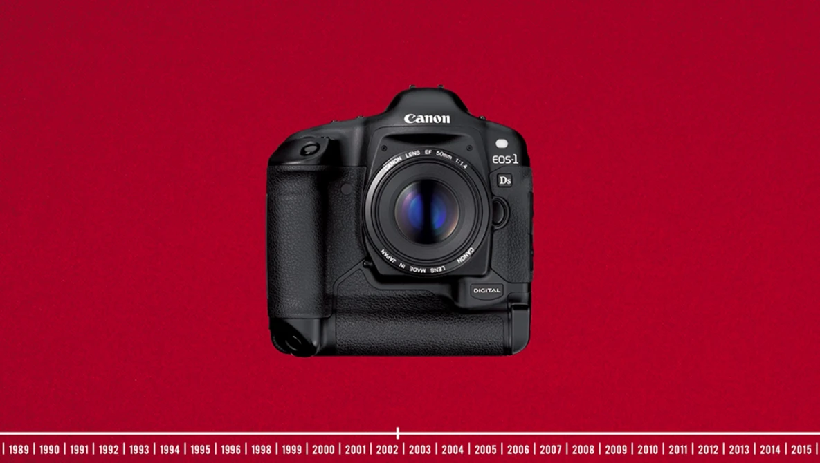 Watch The 30 Year Evolution of Canon EOS Cameras Visualised on YouTube.