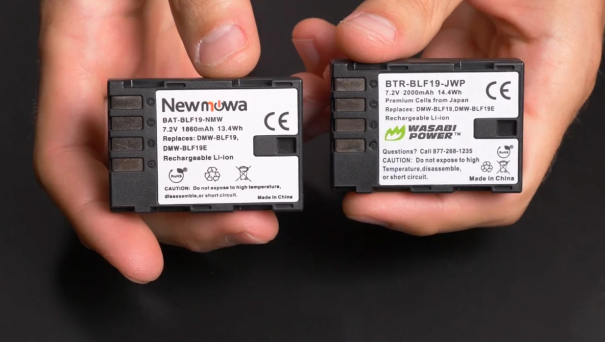 Watch Third Party GH5 Batteries Tested And Compared DMW-BLF19 on YouTube.