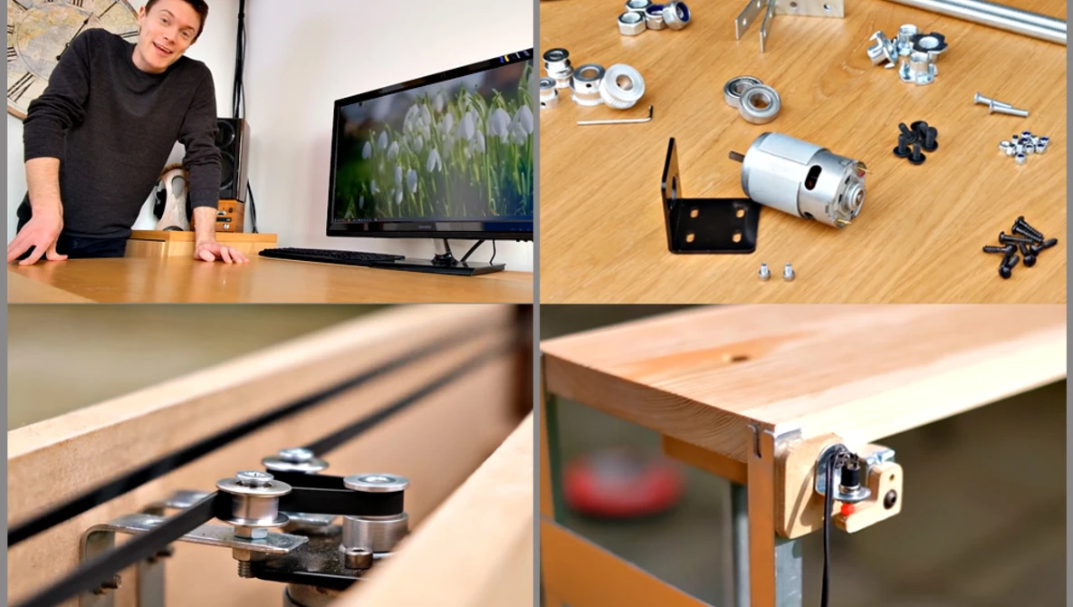 Watch Build a MOTORIZED monitor lift (on a budget!) on YouTube.