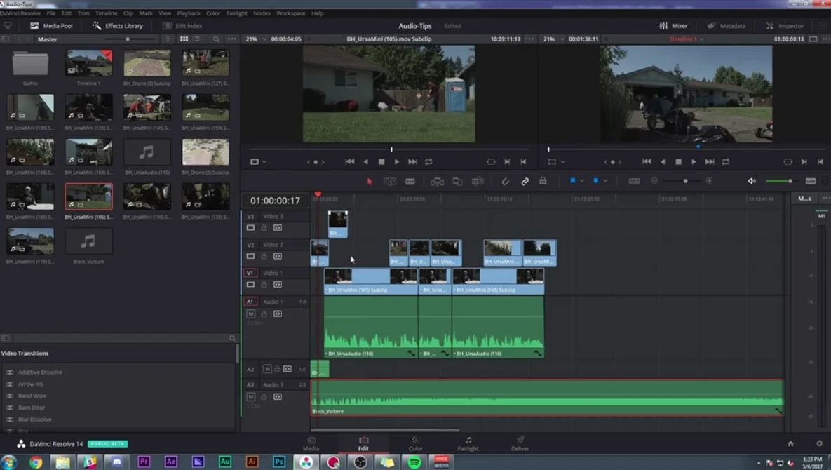 Watch Basic FairLight Mixing In Resolve 14!  - DaVinci Resolve Audio Tutorial on YouTube.