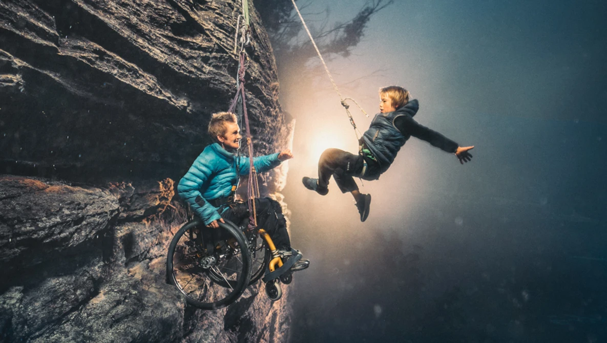 Watch Paralyzed mom hangs off cliff  - Happy Mothers Day! on YouTube.