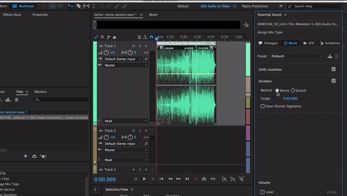 Watch How to Magically Remix your MUSIC to be any length! Adobe Audition CC Tutorial on YouTube.
