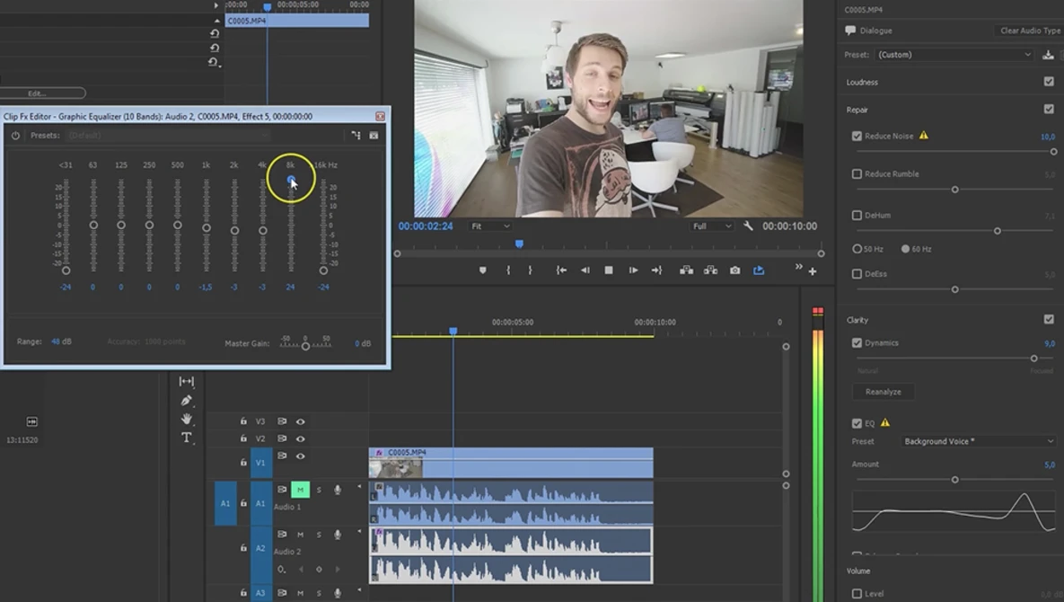 Watch How to IMPROVE the SOUND of your SPEECH in Premiere Pro | Cinecom.net on YouTube.