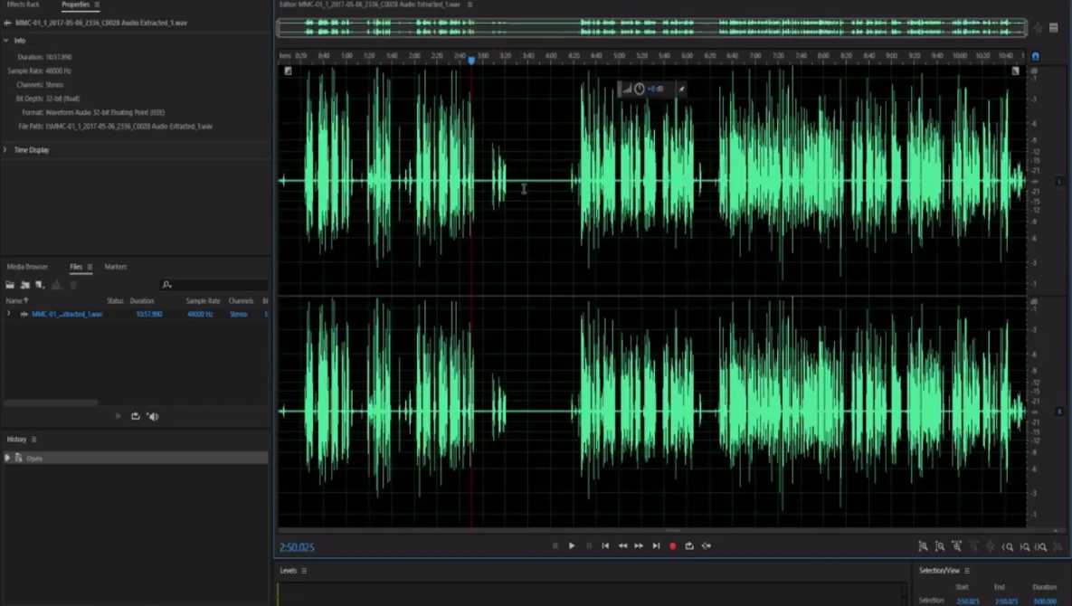 Watch How to ELIMINATE audio noise with Adobe Audition and Premiere Pro - Audio Restoration Tutorial on YouTube.