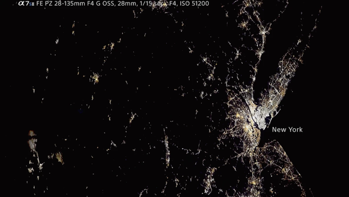 Watch α7S II into Outer Space | U.S. east coast by night | Sony | α on YouTube.