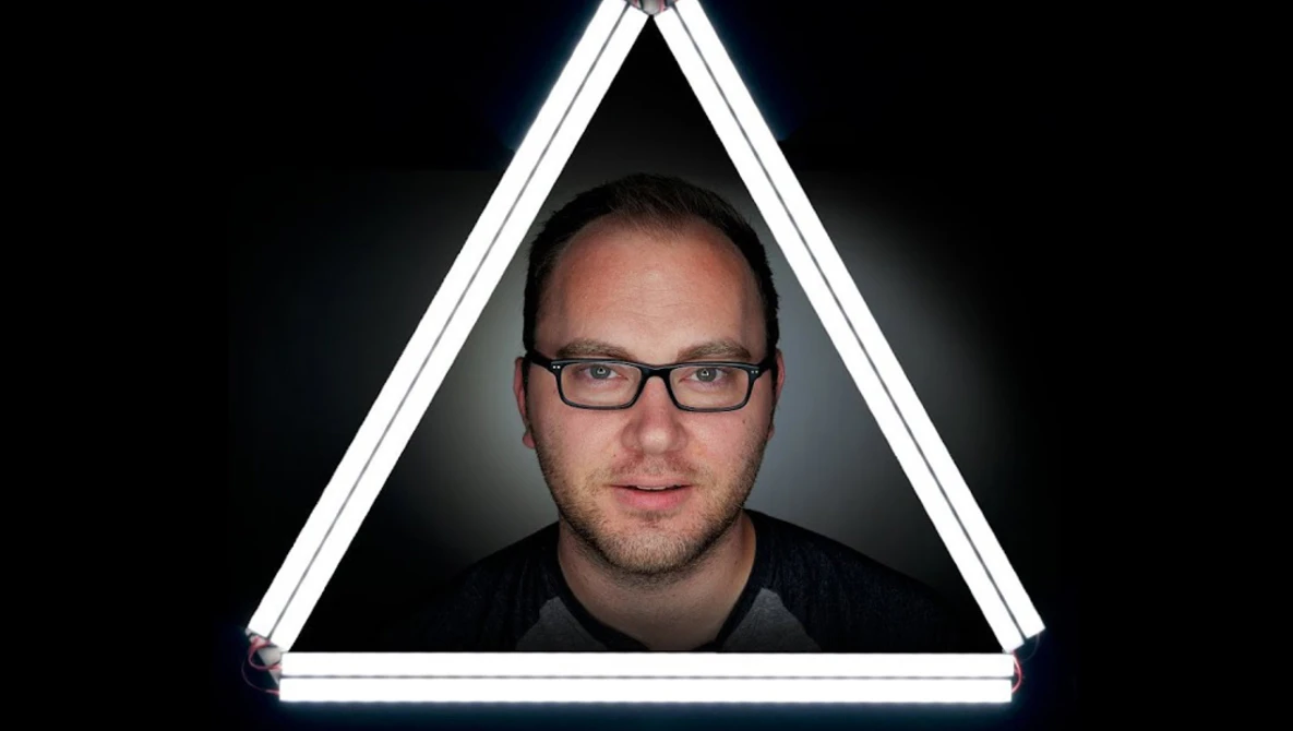 Watch DIY Triangle "Ring" LED Light on YouTube.