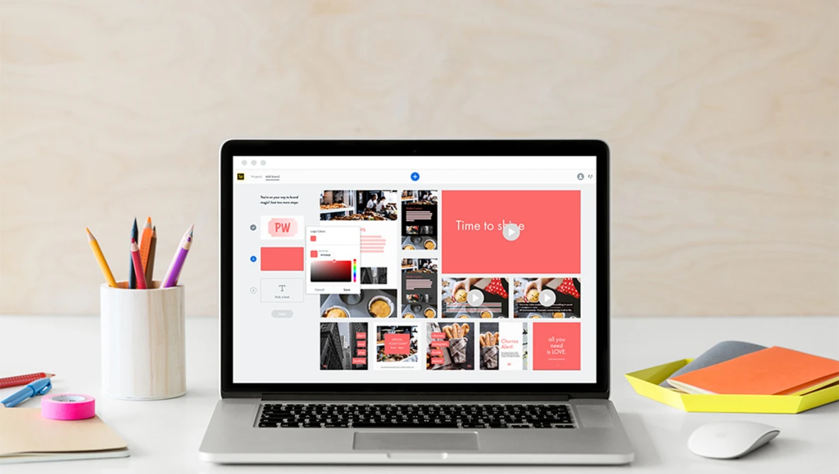 Watch Meet Adobe Spark with Premium Features on YouTube.