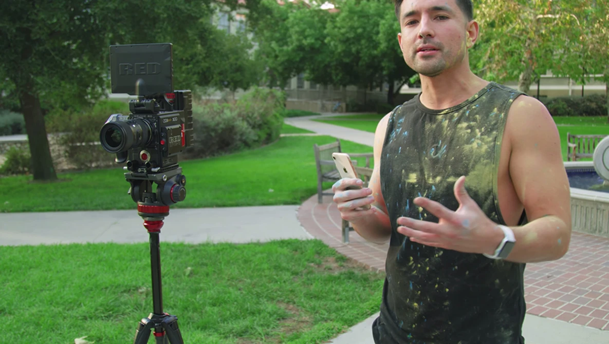 Watch iPhone 8 Slow Motion vs $30,000 RED Camera on YouTube.