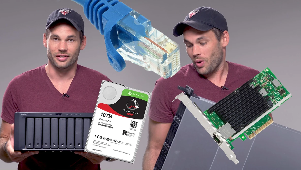 Watch How To Build A 10Gb/s Network/Server on YouTube.