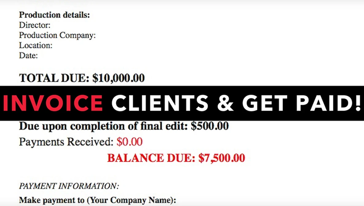 Watch Invoice Clients & Get Paid! on YouTube.