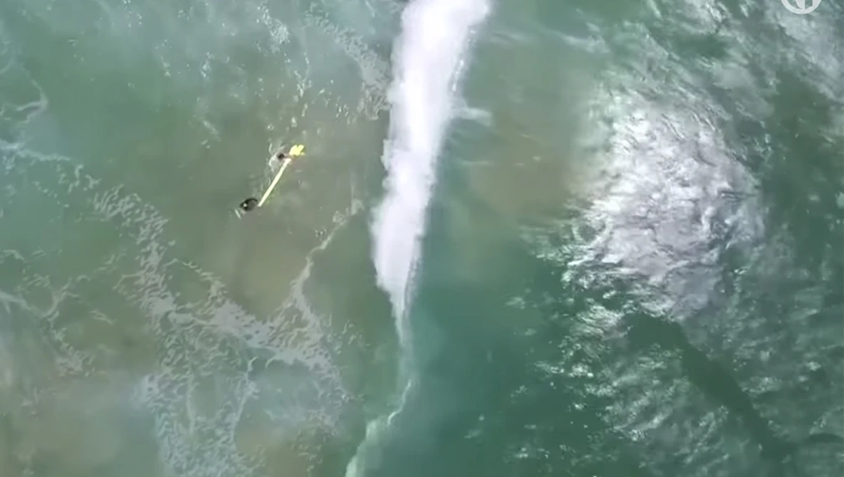 Watch Drone rescues swimmers in Australia in world first on YouTube.