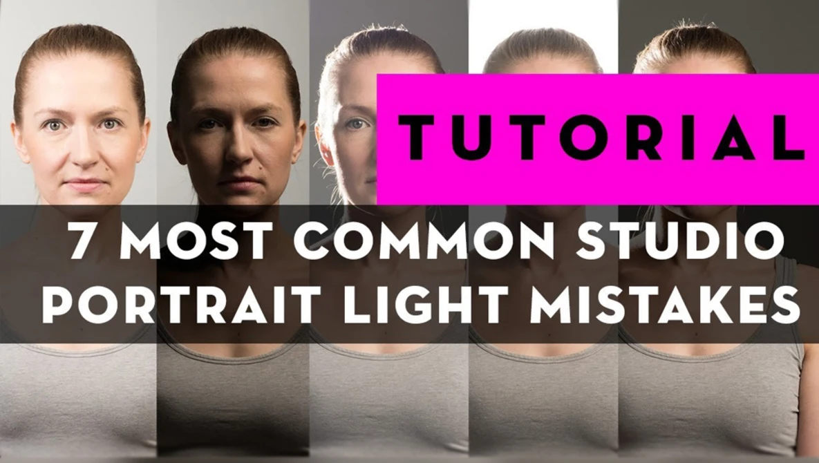 Watch 7 MOST COMMON STUDIO PORTRAIT LIGHT MISTAKES on YouTube.