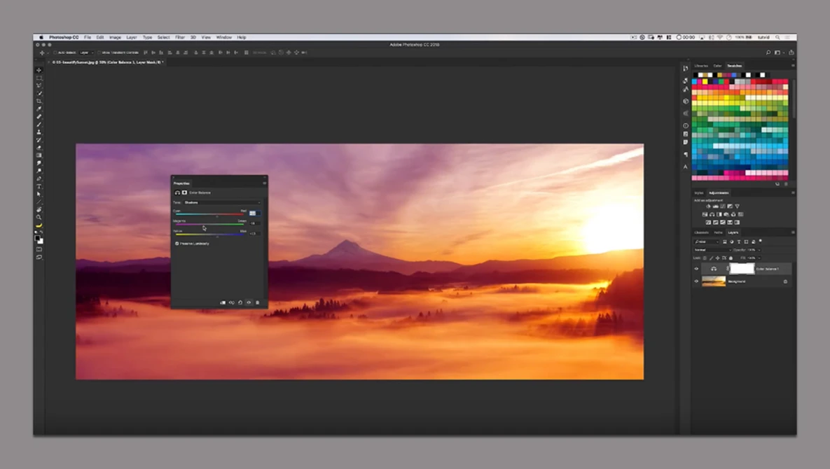 Watch 10 PHOTOSHOP Tricks to Improve ANY Photo on YouTube.