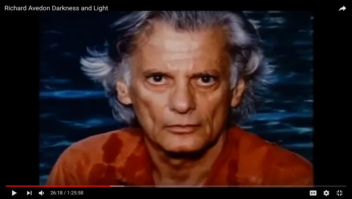 Watch Richard Avedon  Darkness and Light on YouTube.