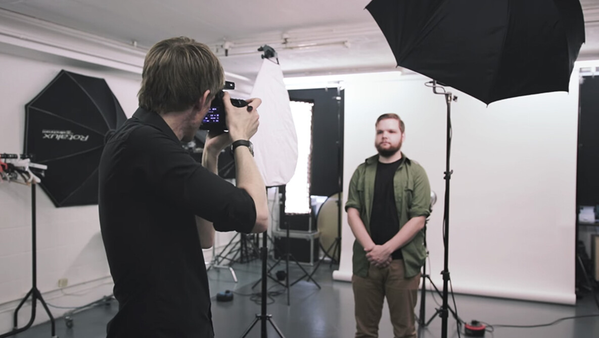 Watch How to Shoot Corporate Headshot Photography on YouTube.