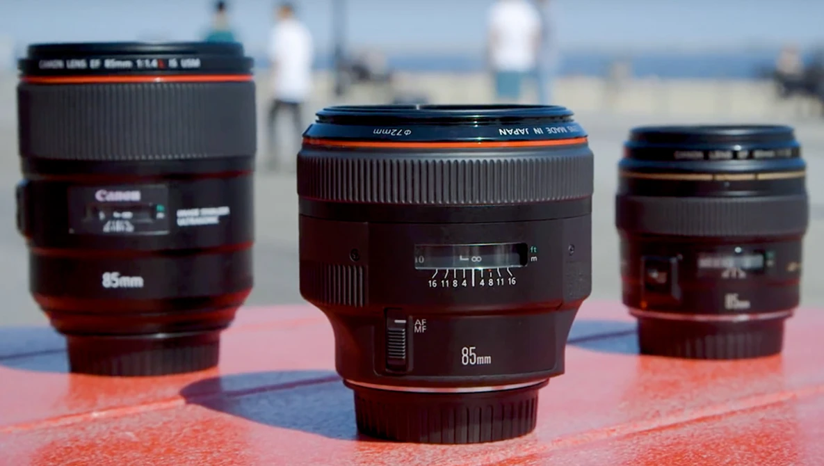 Watch Battle of the Canon 85's | 85mm 1.2, 1.4 & 1.8 on YouTube.