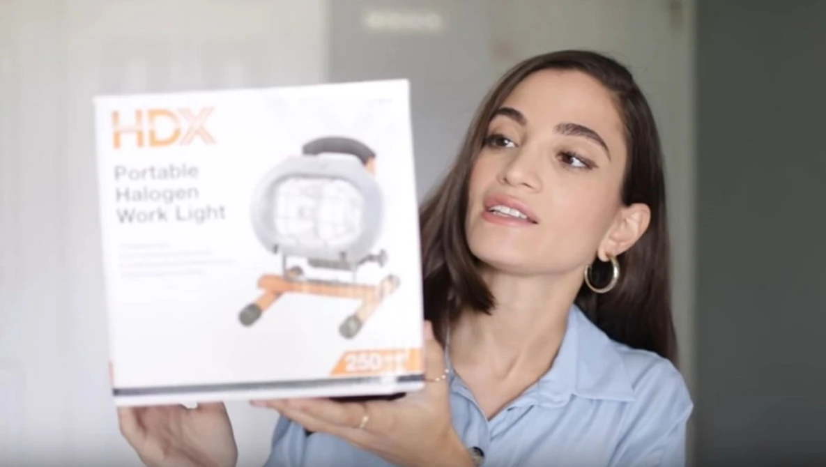Watch photoshoot with a $20 light from home depot on YouTube.