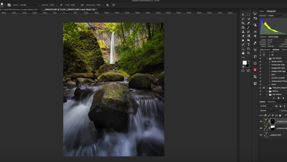 Watch Photoshop Basics: Layering and Masking on YouTube.