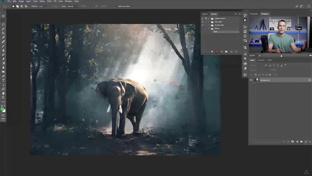Watch Batch Processing in Photoshop | Resize and Edit Multiple Images on YouTube.