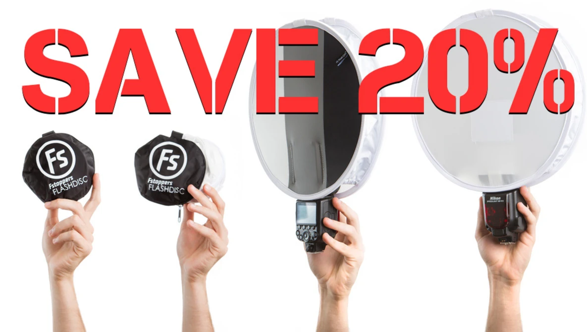 Watch Fstoppers FlashDisc Portable Speedlight Softbox Promo on YouTube.