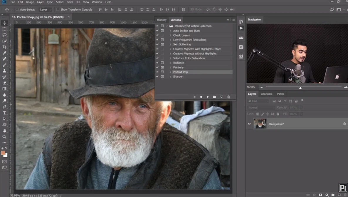 Watch 10 AMAZING Photoshop Actions by PiXimperfect! on YouTube.